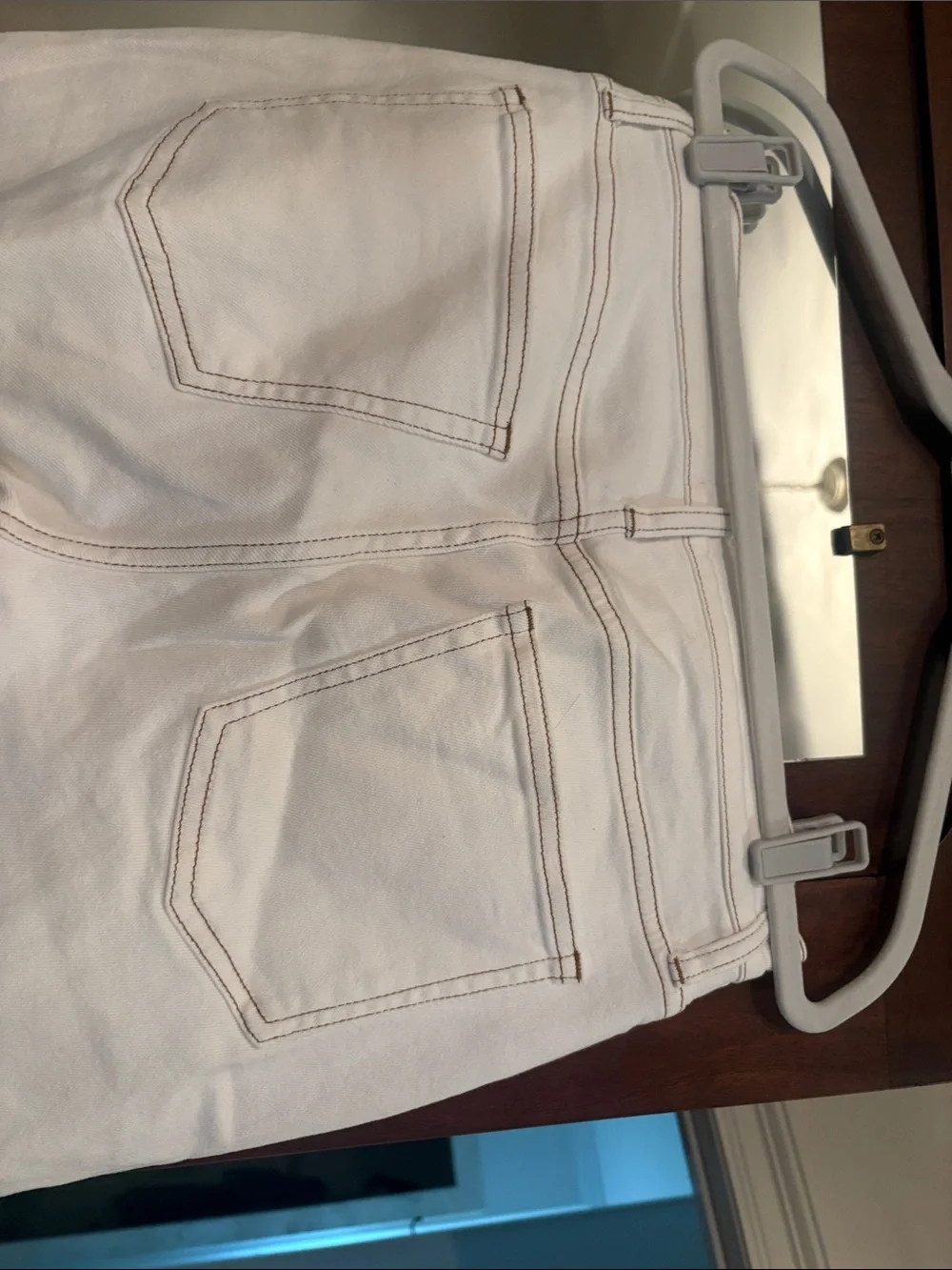J Crew White Women's High-Rise Straight Jeans